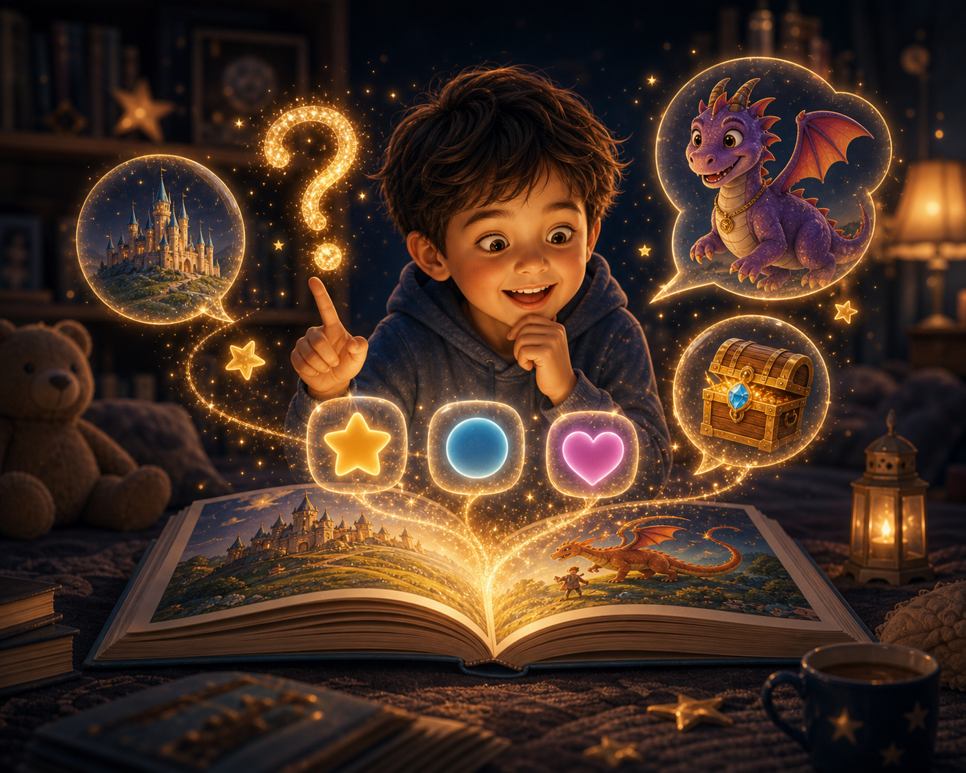 OwnTale homepage image owntale-banner-magic-quiz-v3.png