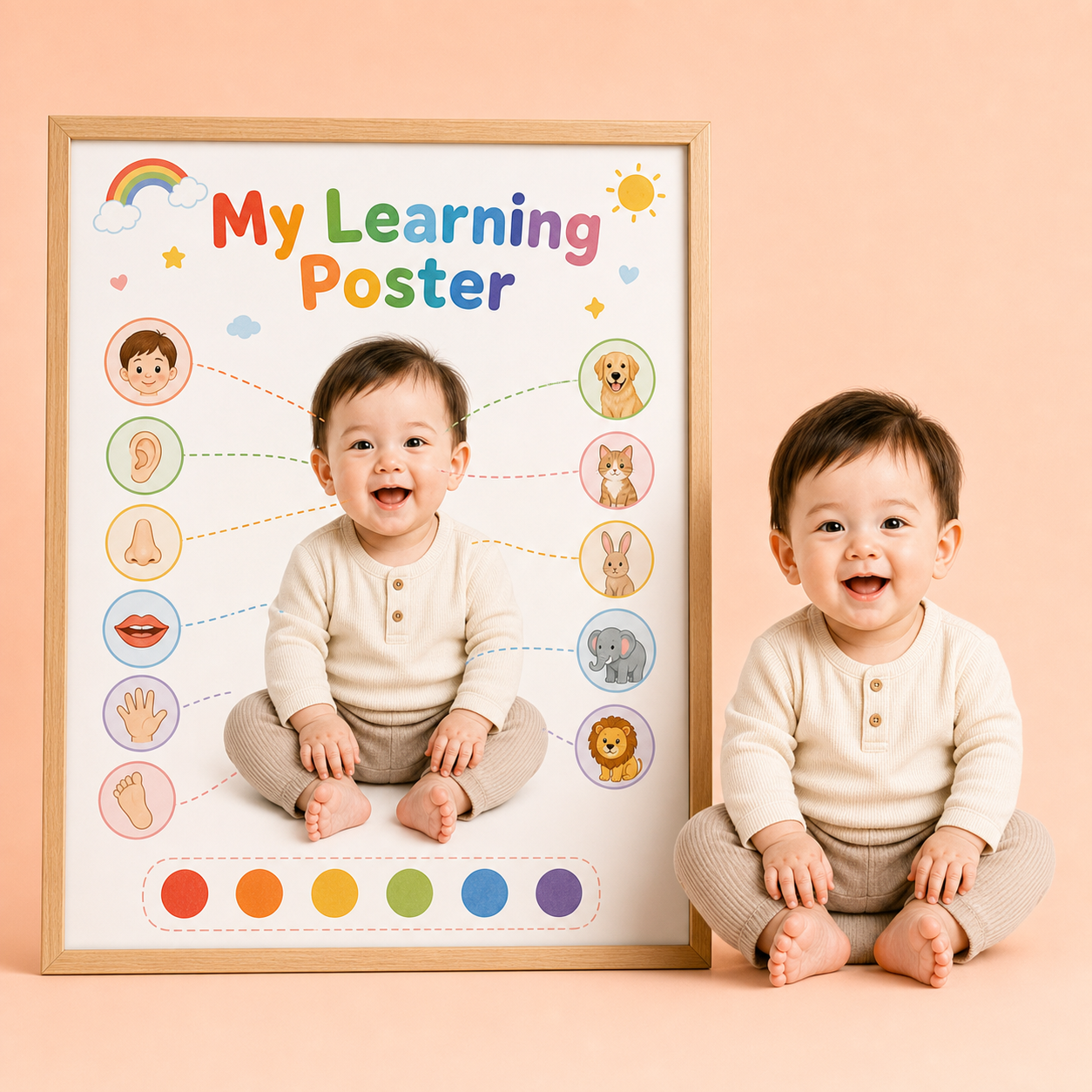 AI Baby Learning Poster by OwnTale