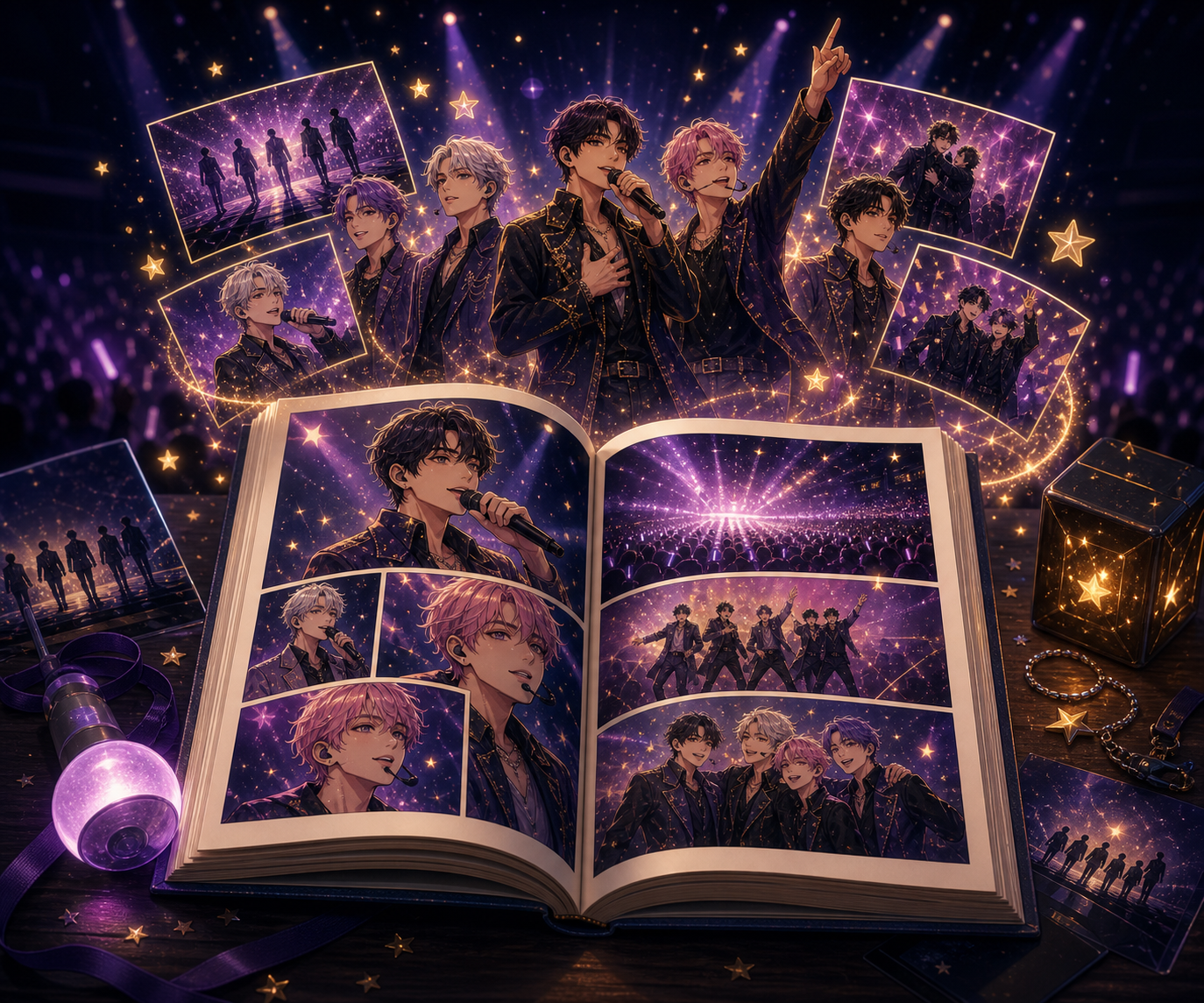 OwnTale homepage image owntale-product-idol-comic-v1.png