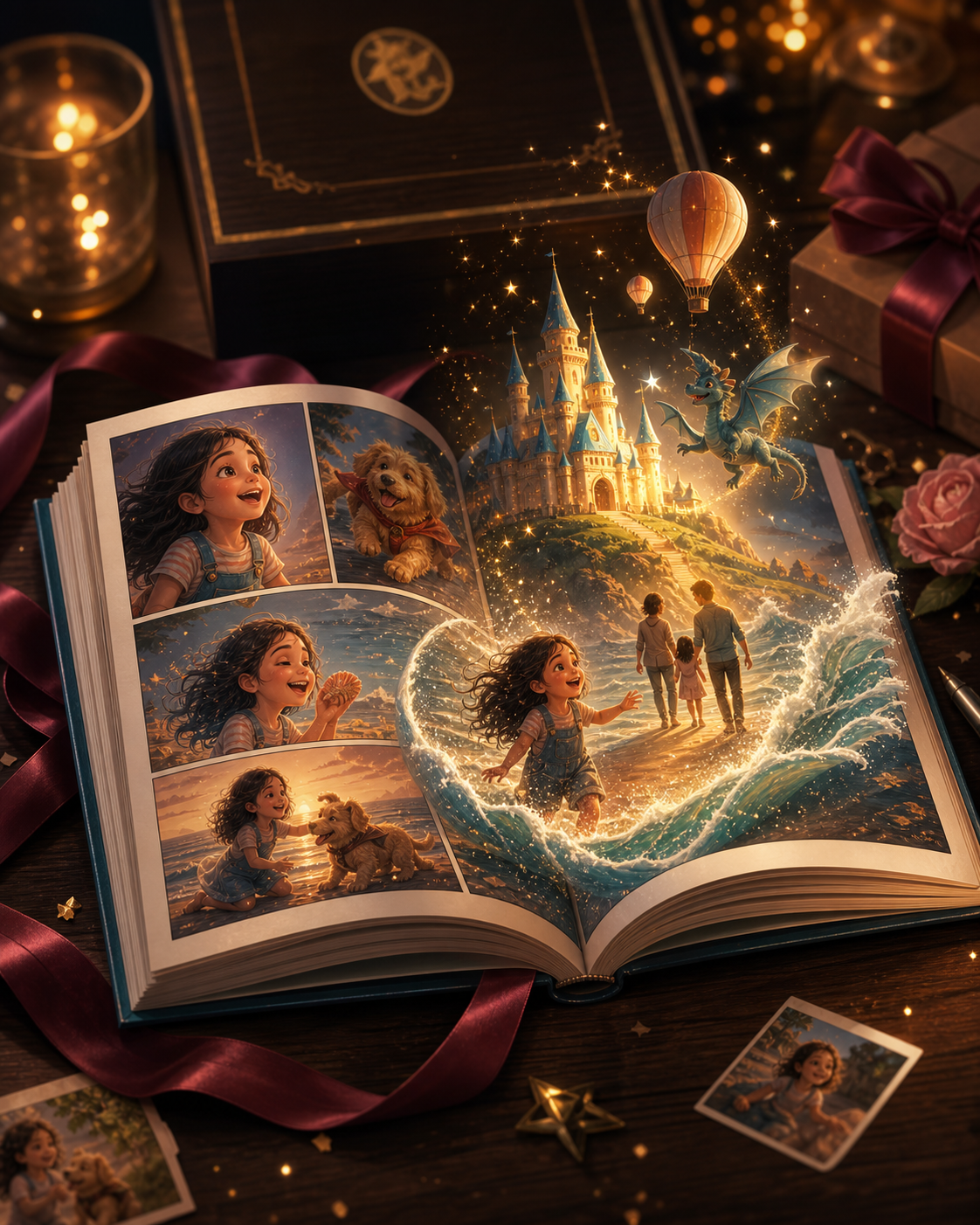 OwnTale homepage image owntale-testimonial-storybook-spread-v2.png