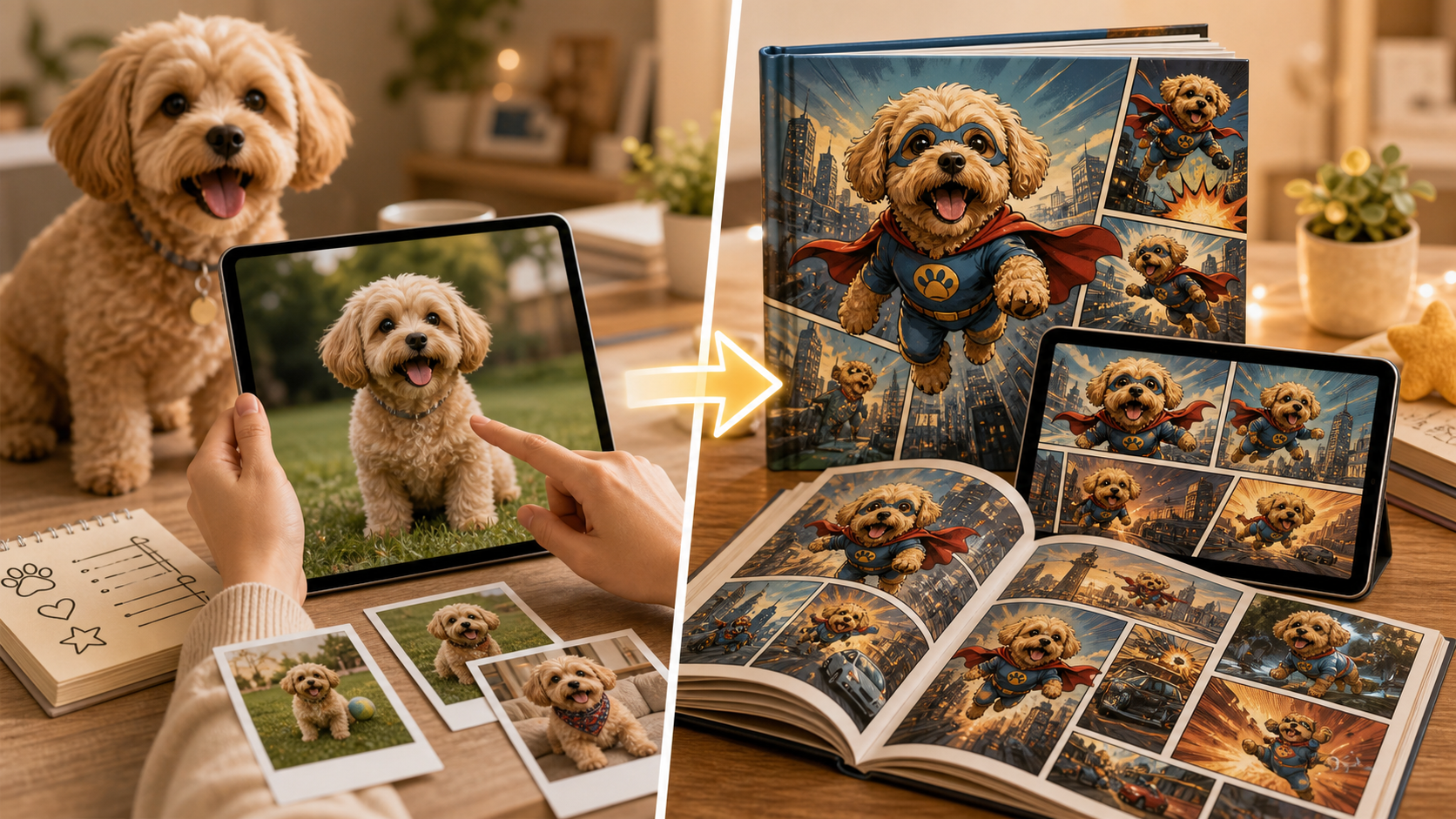 Pet comic proof